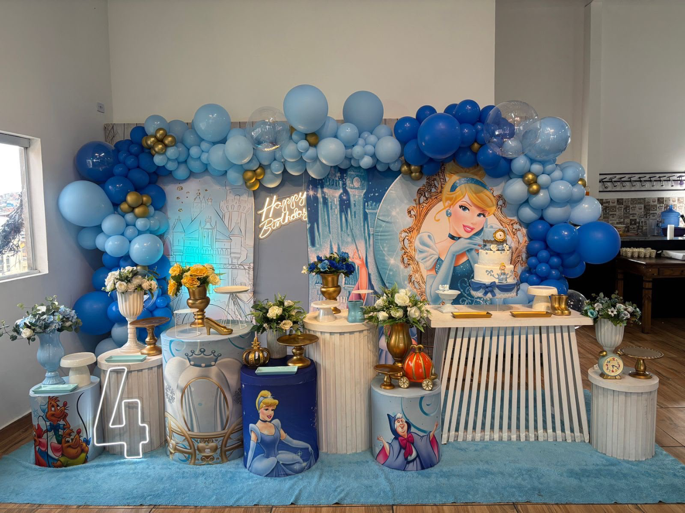 Decoração Cinderela em Parque Monte Alegre