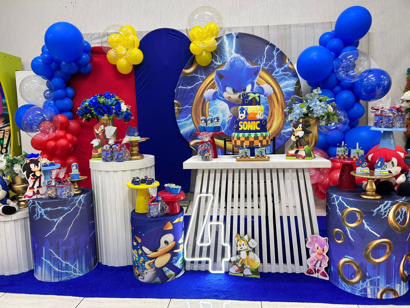 Decoração Sonic em Parque Monte Alegre