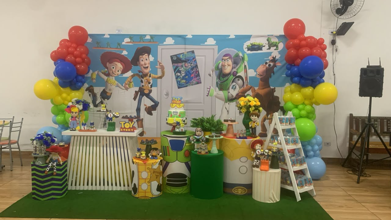 Decoração Toy Story em Parque Monte Alegre