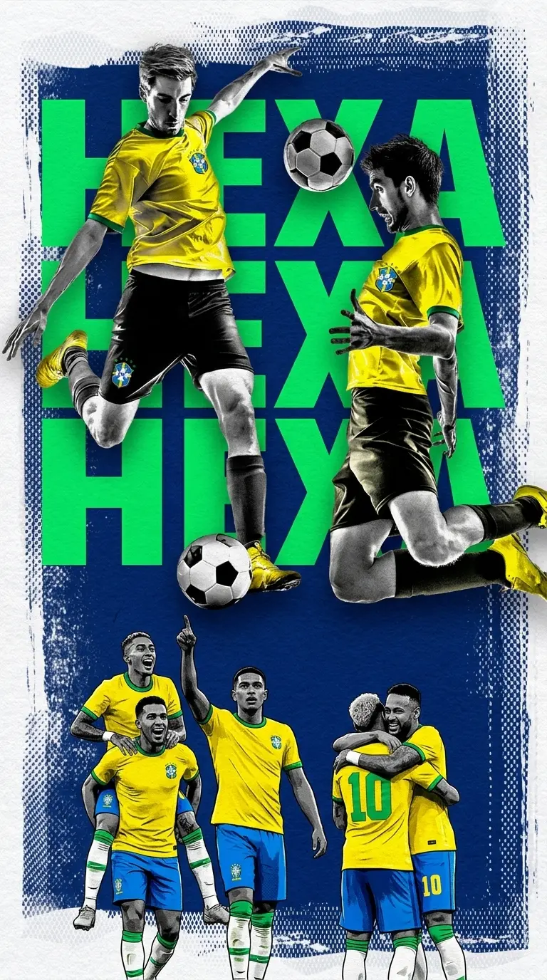 Decoração Futebol · Futebol Hexa Brasil Copa Convite De ConfirmaçãO Rsvp Buffet · Fe Decora