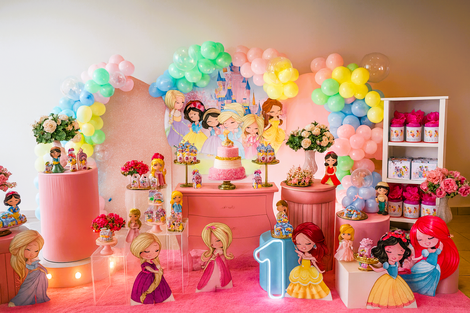 Decoração Princesas Cut em Moema