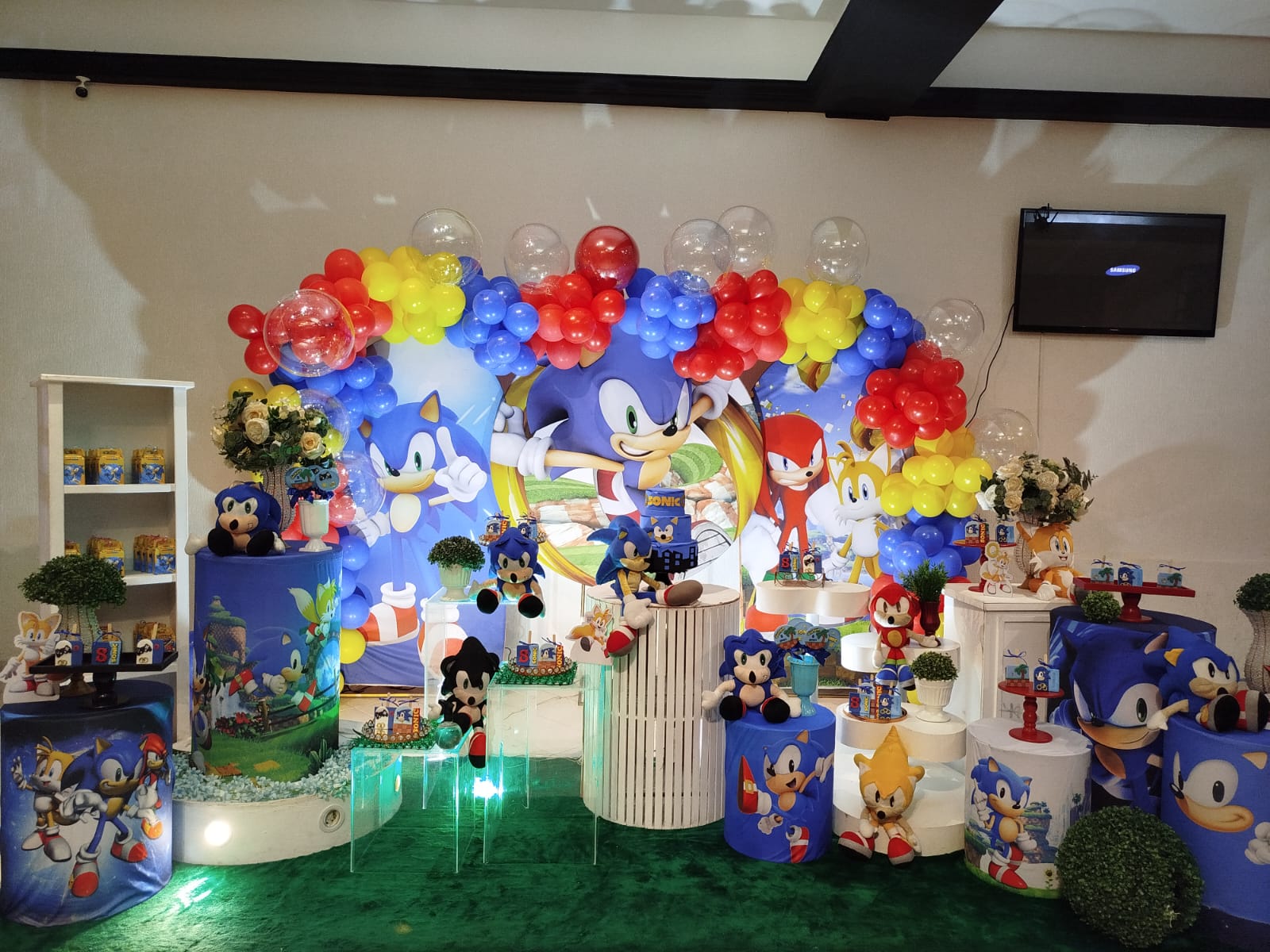 Decoração Sonic · Sonic · Arte e Festa Family