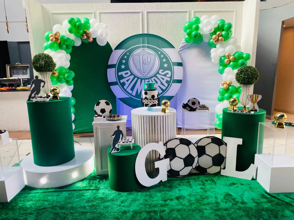 Decoração Futebol · Futebol · Buffet Family