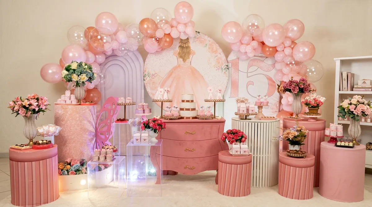 Decoração Bailarina · Bailarina · Buffet Family
