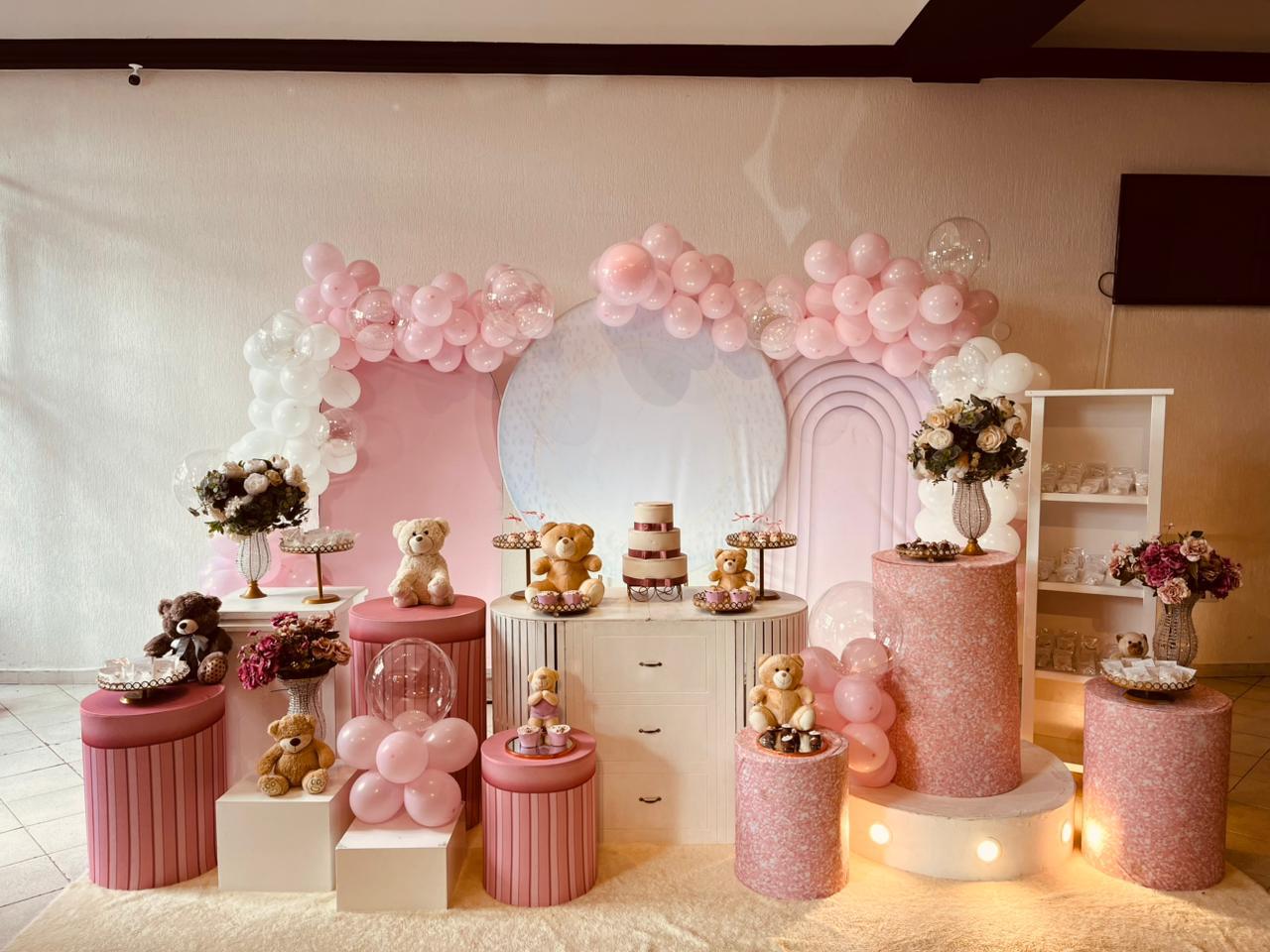 Decoração CHA DE BEBE   ROSA em Itaim Bibi