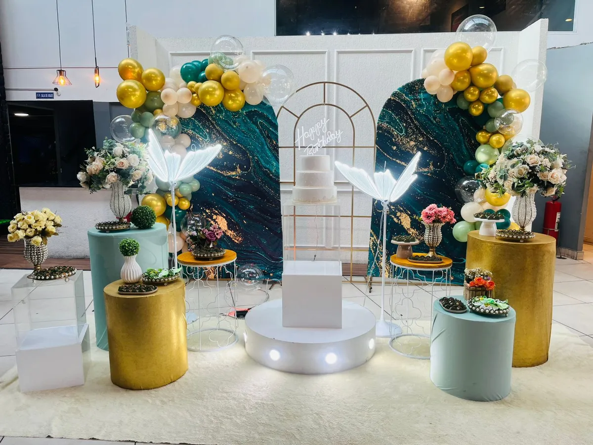 Decoração Jardim Encantado · Borboletas · Buffet Family
