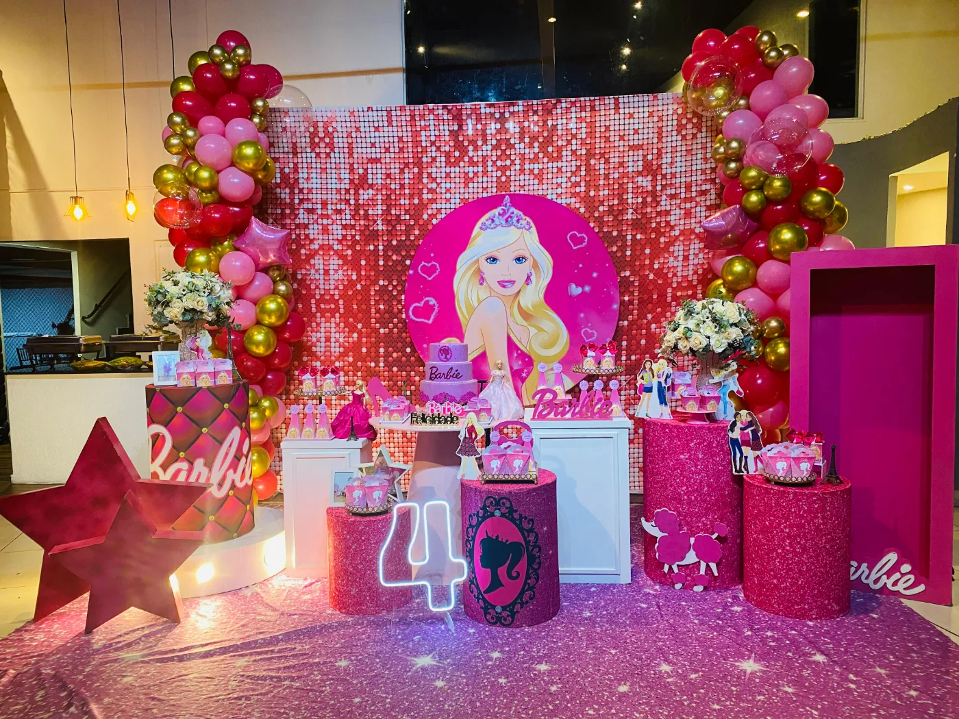 Decoração Barbie · Barbie · Buffet Family