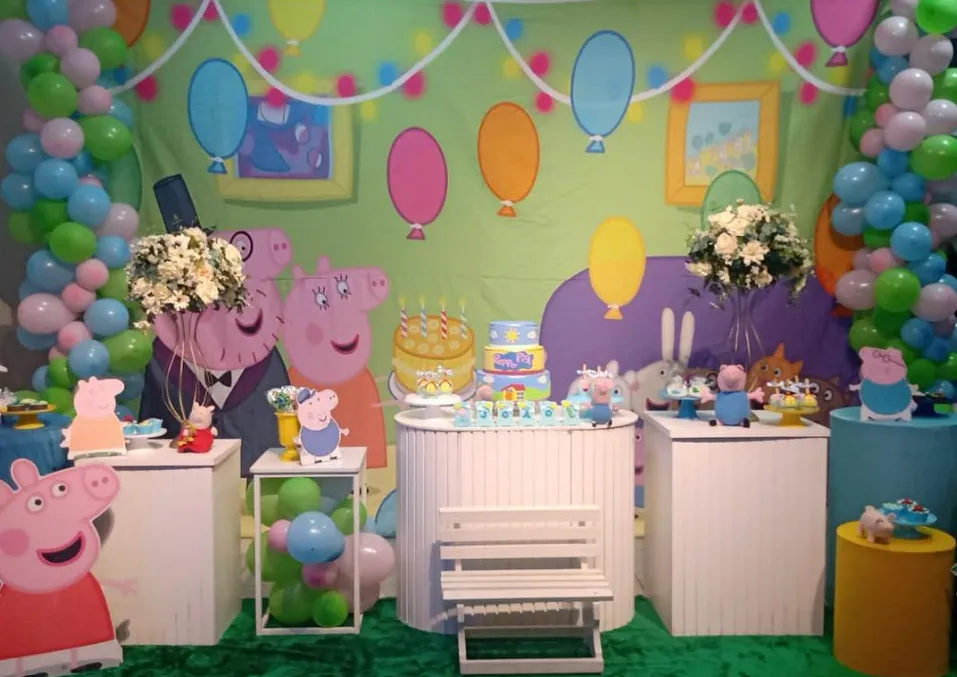 Decoração Peppa Pig · Peppa Pig · Buffet Family