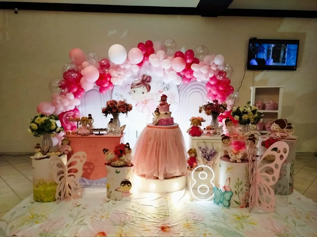 Decoração Bailarina · Bailarina · Buffet Family