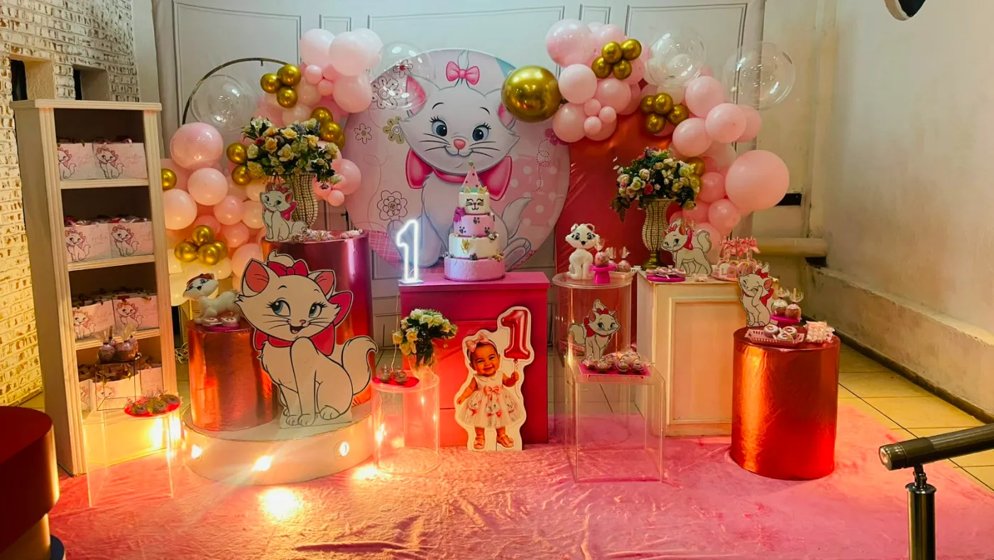 Decoração Fundo do Mar · Gatinha Marie · Buffet Family