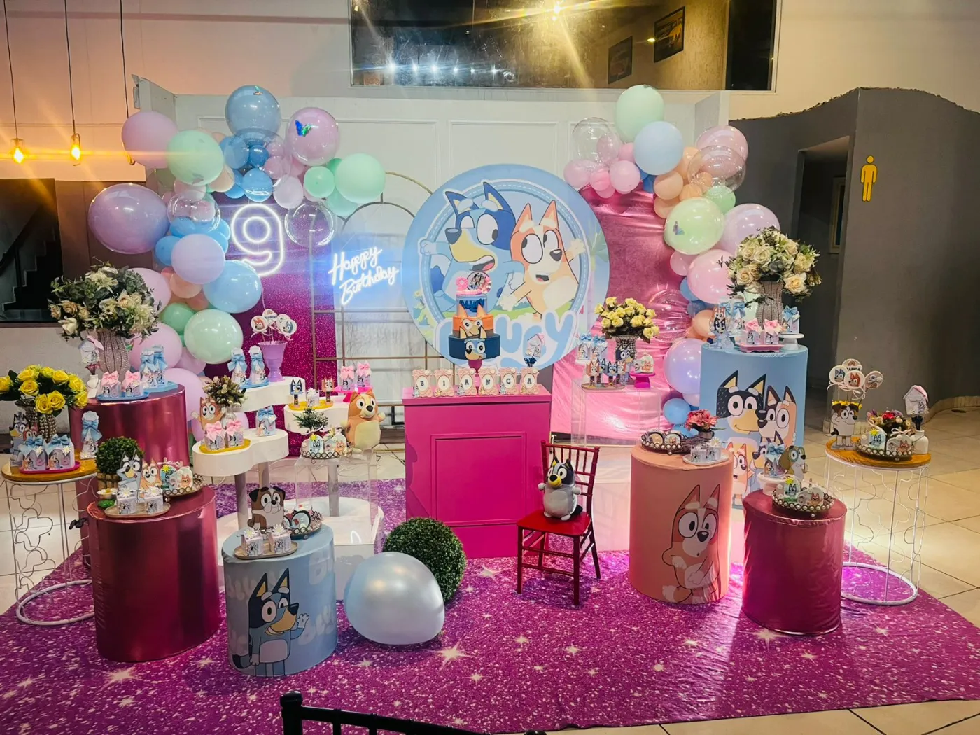 Decoração Bluey · Bluey · Buffet Family